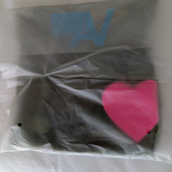 Aviator Nation heart print boyfriend tee camp/neon pink - Picture 2 of 3